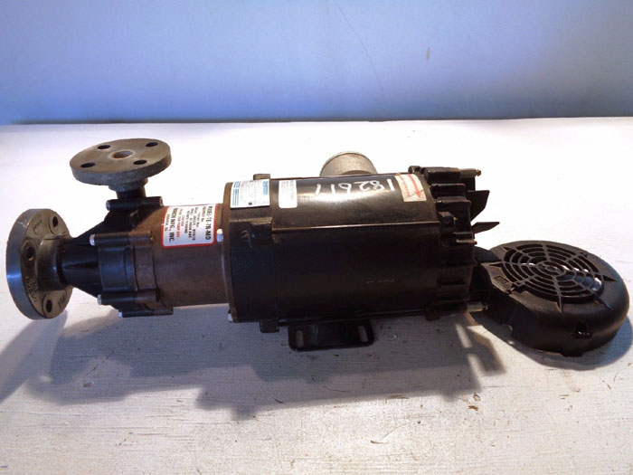 MARCH MFG. PHASE MAGNETIC DRIVE PUMP MODEL#: TE-7R-MD, W/ MARATHON MOTOR