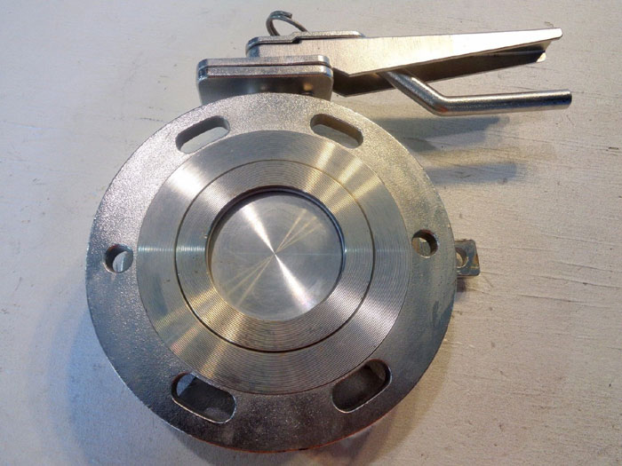 PELICAN FLYMASTER 3" 150# STAINLESS STEEL FLANGED BUTTERFLY VALVE 221702