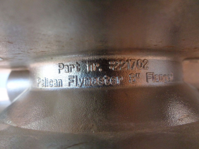 PELICAN FLYMASTER 3" 150# STAINLESS STEEL FLANGED BUTTERFLY VALVE 221702