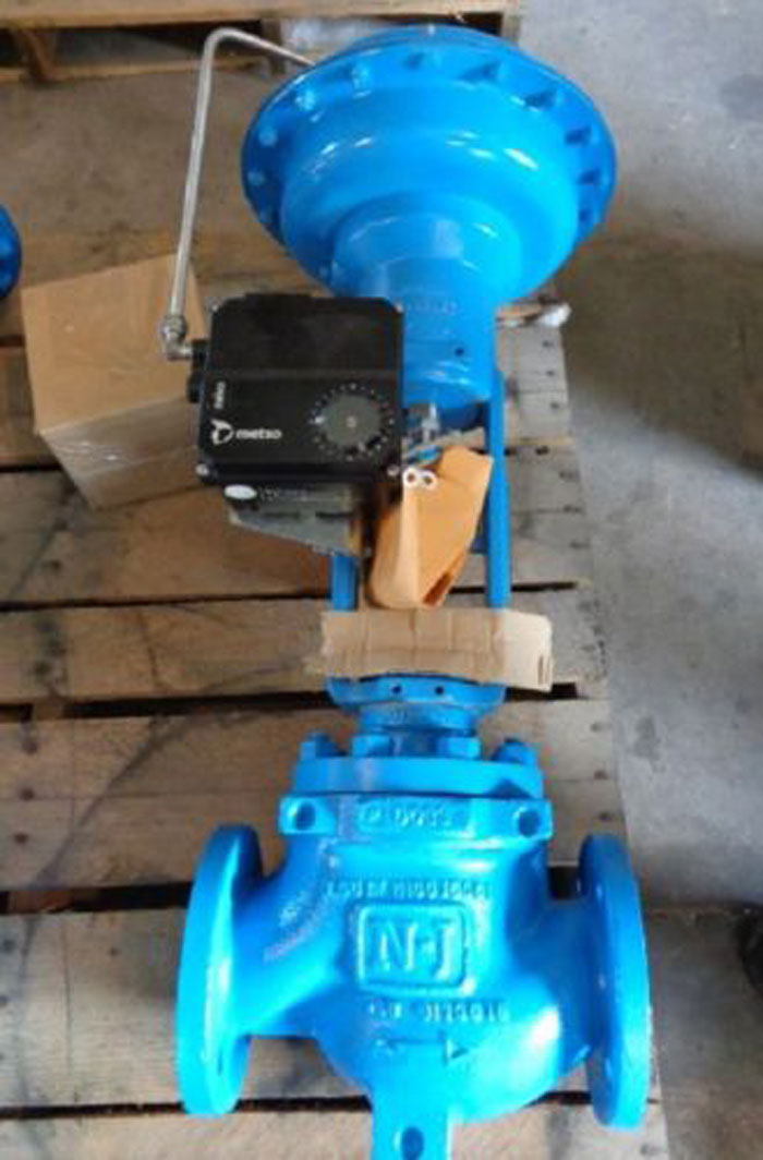 3" 150# HAMMEL DAHL CONTROL VALVE w/ METSO POSITIONER