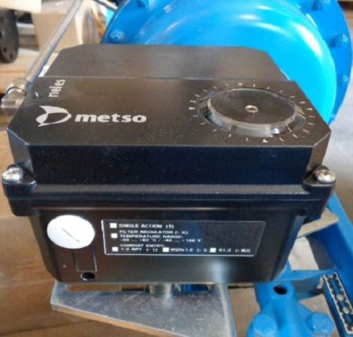 3" 150# HAMMEL DAHL CONTROL VALVE w/ METSO POSITIONER