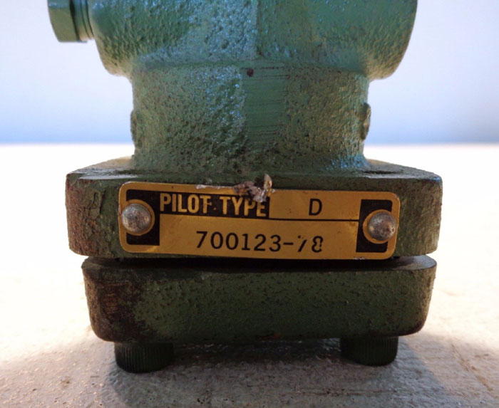 SPENCE TYPE D SERIES PRESSURE REDUCING PILOT VALVE