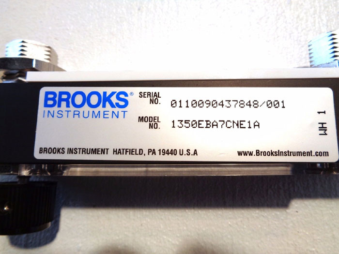 BROOKS INSTRUMENT SHO-RATE VARIABLE AREA FLOWMETER 1350EBA7CNE1A