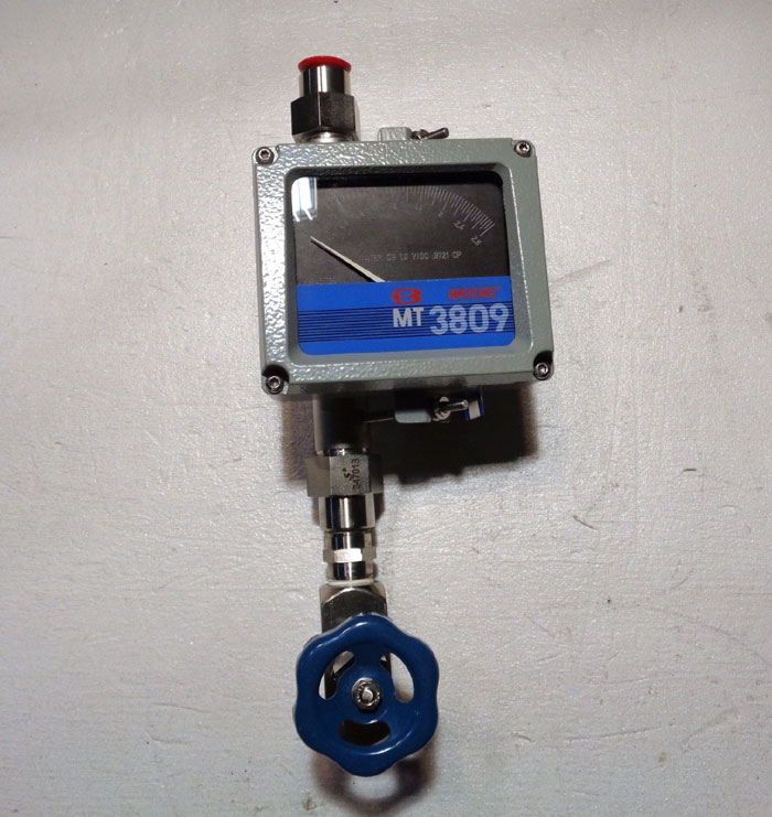 BROOKS MT3809 1/2" METAL TUBE VARIABLE AREA FLOWMETER MT3809E12C2HAA1Q1