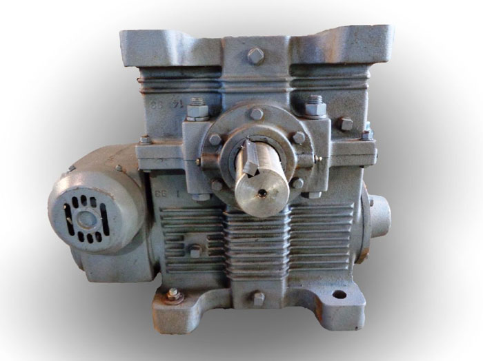 IMO DELROYD DOUBLE WORM GEAR SPEED REDUCER, MODEL#: DE60-S1