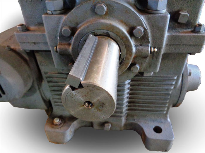 IMO DELROYD DOUBLE WORM GEAR SPEED REDUCER, MODEL#: DE60-S1