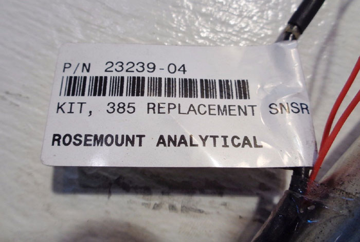 ROSEMOUNT RETRACTABLE PH/ORP RTD SENSOR 385, PART#: 23239-04