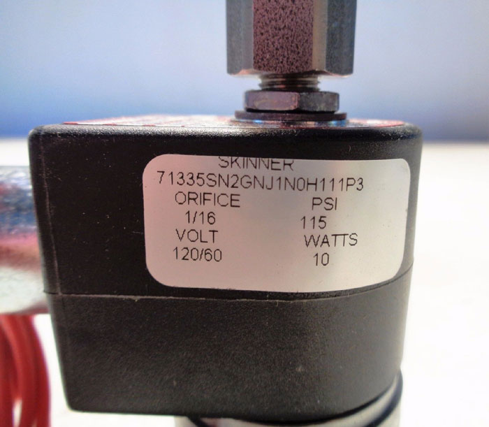 PARKER SKINNER 3-WAY SOLENOID VALVE #71335SN2GNJ1N0H111P3