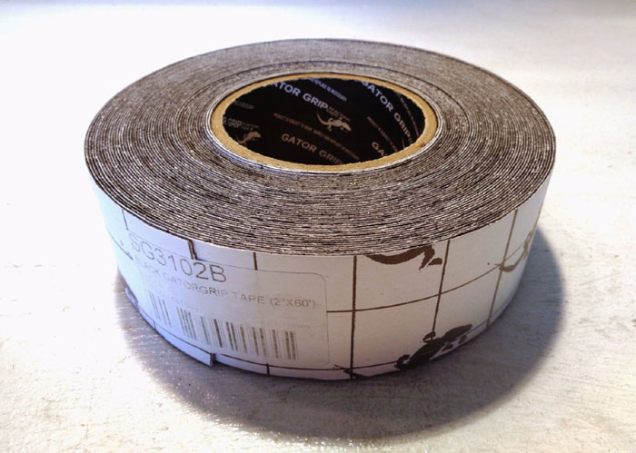 LOT OF (5) INCOM ANTI-SLIP BLACK GATORGRIP 2" X 60' TRACTION TAPE, #SG3102B