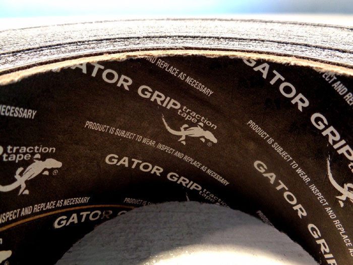 LOT OF (5) INCOM ANTI-SLIP BLACK GATORGRIP 2" X 60' TRACTION TAPE, #SG3102B