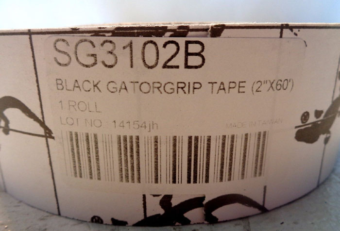 LOT OF (5) INCOM ANTI-SLIP BLACK GATORGRIP 2" X 60' TRACTION TAPE, #SG3102B