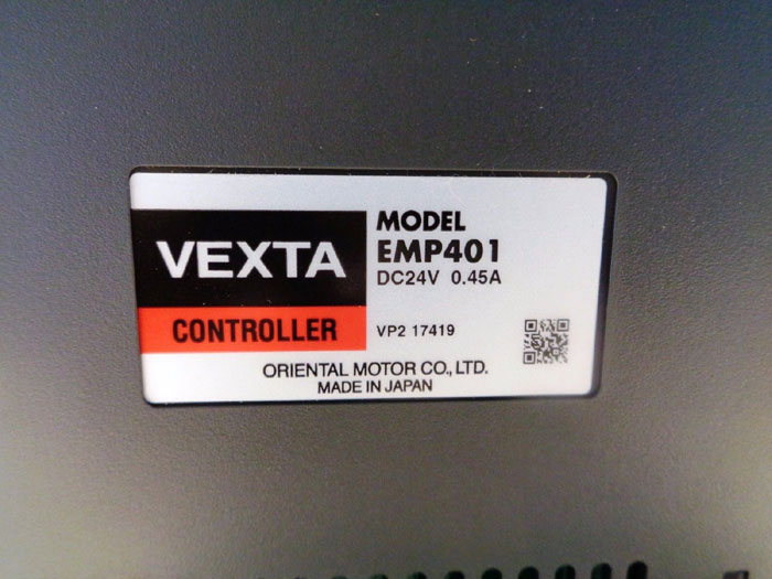 ORIENTAL MOTOR VEXTA CONTROLLER, MODEL#: EMP401