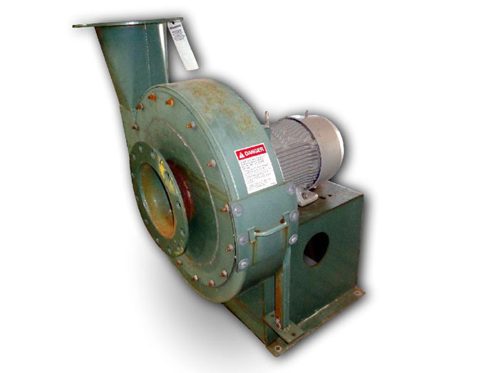 NEW YORK BLOWER CO. 10" O.D. PRESSURE BLOWER 2330 CFM, 2110 STEEL, #B12496 105