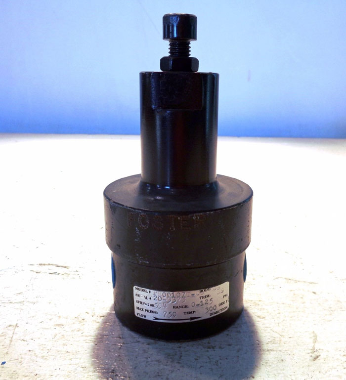 FOSTER AIR VALVE MODEL#: PR00107T-CS