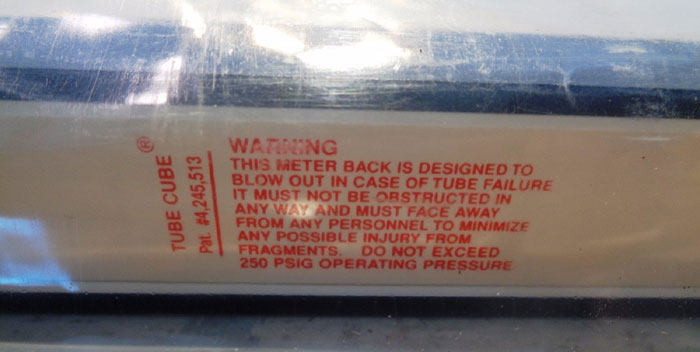 DWYER DIRECT READING GLASS FLOW METER MODEL#: DR224532