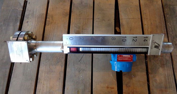 TEXAS SYSTEMS LIQUID LEVEL INDICATOR WMI-300-I-0014-C-316M-TN2-10-E-FP-WP-05-IRI