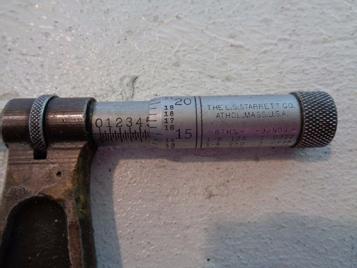 STARRETT MICROMETER #436RL-12