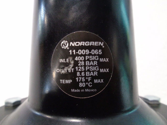 NORGREN 3/4" WATER & AIR PRESSURE REGULATOR #11-009-065