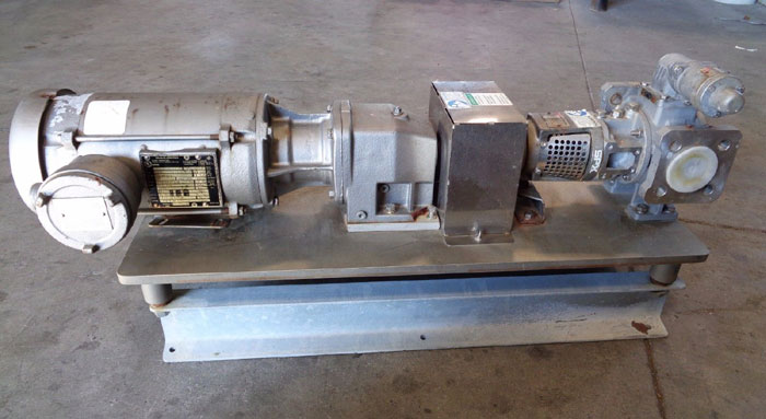 NORD SPX FLOW TOPGEAR JOHNSON INTERNAL GEAR PUMP W/ BALDOR MOTOR