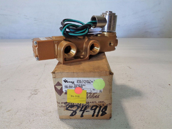 VERSA 3-WAY BRASS AIR VALVE VSG-3501-XXN-D024