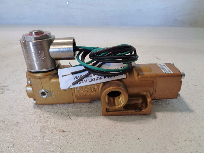 VERSA 3-WAY BRASS AIR VALVE VSG-3501-XXN-D024