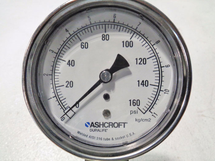 TESCOM PRESSURE REDUCING REGULATOR W/ ASHCROFT DURALIFE GAUGE