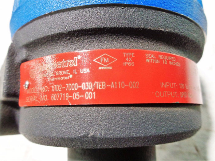 MAGNETROL TD2 THERMATEL THERMAL DISPERSION FLOW LEVEL INTERFACE SWITCH