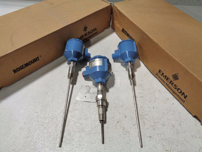 ROSEMOUNT TEMPERATURE SENSOR W/ THERMOCOUPLE - LOT OF (3)