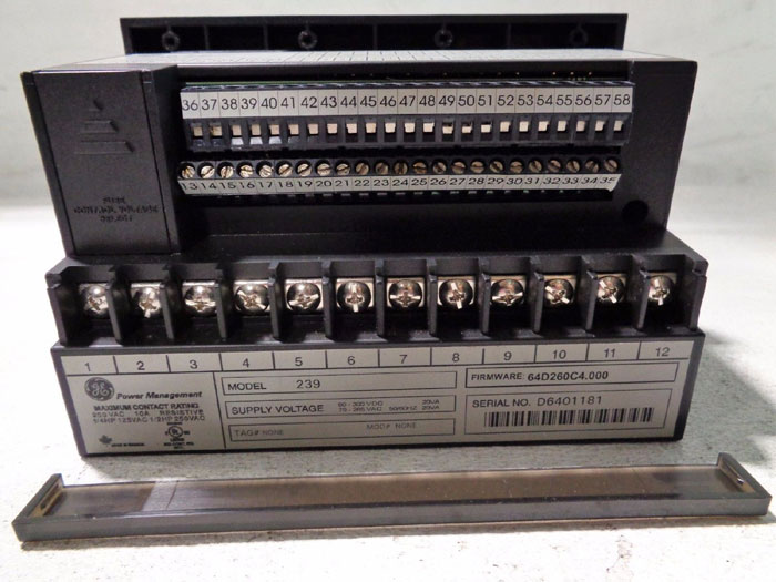 GE MULTILIN 239 MOTOR PROTECTION RELAY