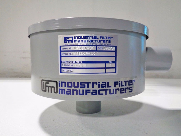 IFM INDUSTRIAL FILTER 3" AIR INTAKE FILTER HOUSING AFE054-03P - LOT OF (3)