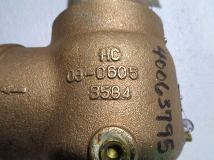 KUNKLE SAFETY RELIEF VALVE 2" X 3" BRONZE 913BHM06-E