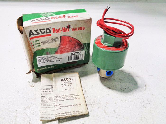 ASCO RED HAT 3-WAY SOLENOID VALVE 832062