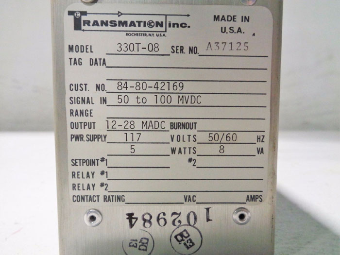 TRANSMATION 330T-08 TRANSMITTER