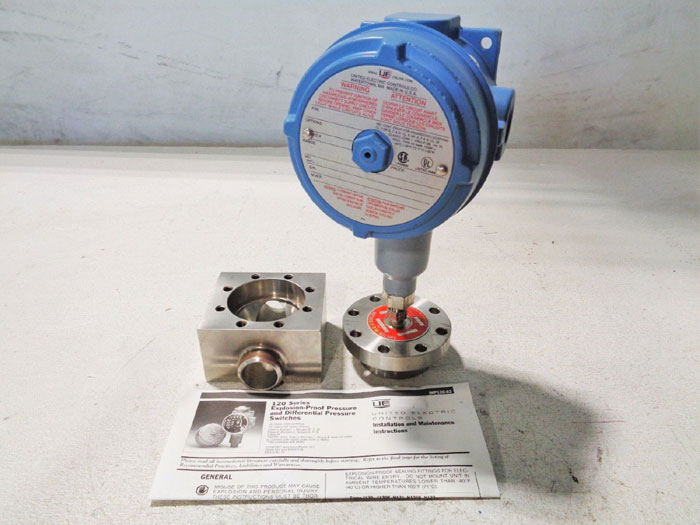 UNITED ELECTRIC J120-274 PRESSURE SWITCH