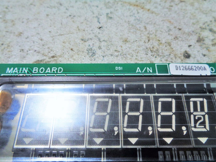 TOLEDO SCALE CORP MAIN BOARD D12666200A   B12562700A