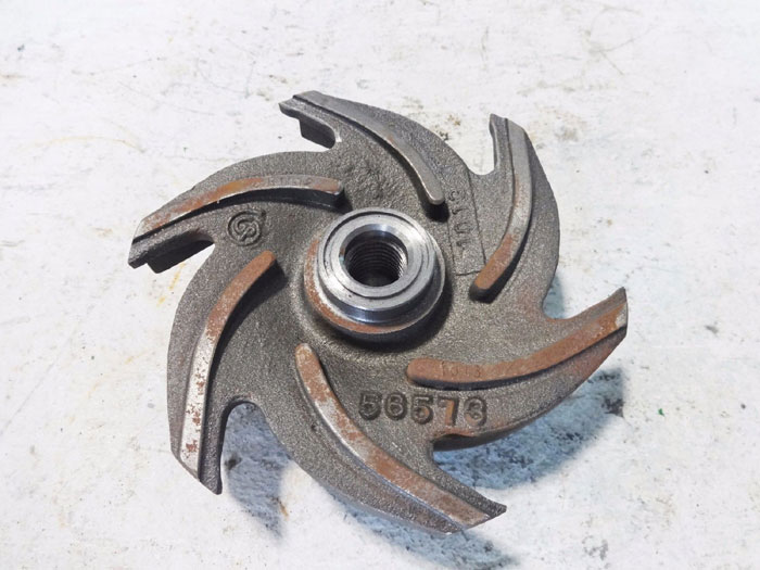 GOULDS PUMPS 6-VANE 6-1/6" IMPELLER 56573 DUCTILE IRON RB10172