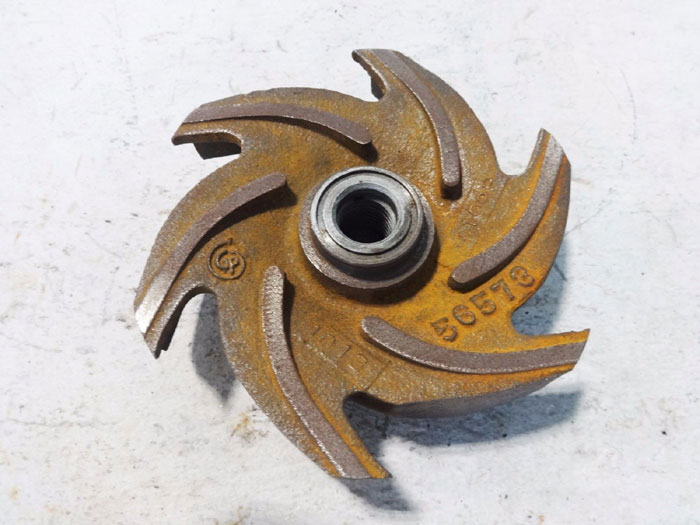 GOULDS PUMPS 6-VANE 6-1/6" IMPELLER 56573 DUCTILE IRON RB10172