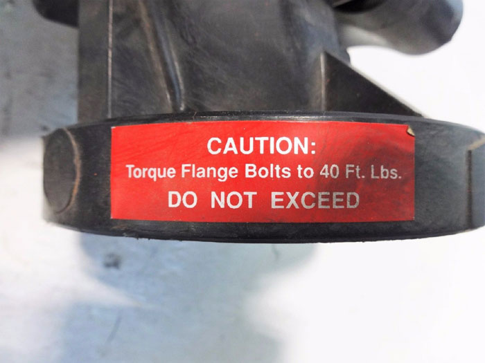 COLLINS INSTRUMENT 2" PLASTIC CONTROL VALVE 2060FC