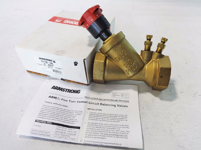 ARMSTRONG 2" ARMFLO VENTURI CIRCUIT BALANCING VALVE CBV200T 571109-345