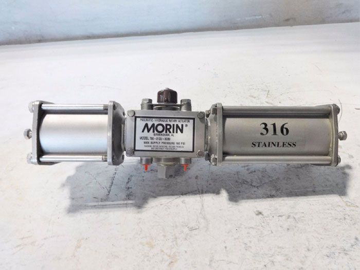 MORIN PNEUMATIC HYDRAULIC ROTARY ACTUATOR 79S-012U-SO80