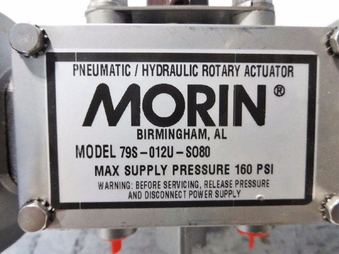 MORIN PNEUMATIC HYDRAULIC ROTARY ACTUATOR 79S-012U-SO80