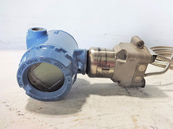 ROSEMOUNT 3051S2 PRESSURE TRANSMITTER W/ 3" DIAPHRAGMS 3051S2CD2A2B12A1AB4E5M5