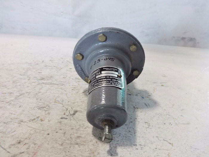 FISHER PRESSURE REDUCING REGULATORS TYPE 75A-2