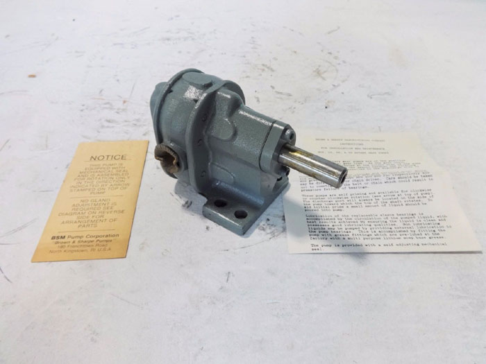 BROWN & SHARPE ROTARY GEAR PUMP 1S