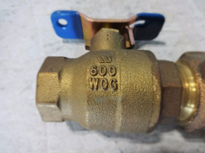 AMES FIRE & WATERWORKS 1" 2000B BRONZE DOUBLE CHECK VALVE ASSEMBLY 0062492