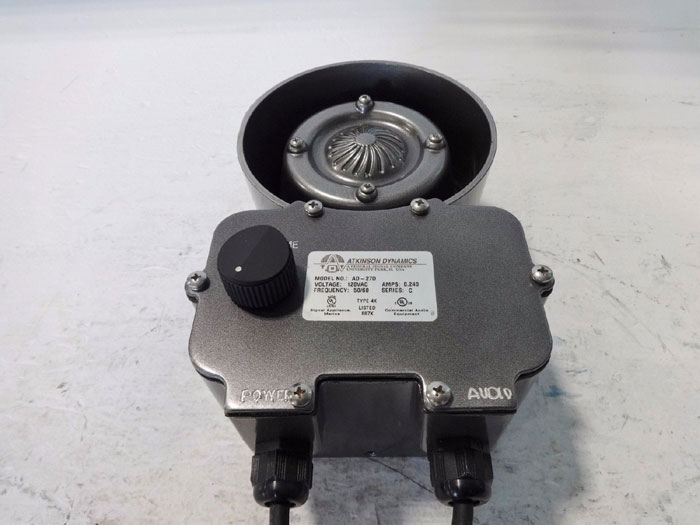 ATKINSON DYNAMICS INDUSTRIAL INTERCOM AD-27D