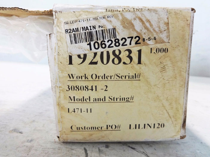 MILTON ROY LINC LEVEL ELECTRIC FLOAT SWITCH L471-11