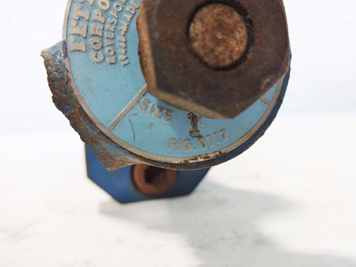 FETTEROLF SAMPLING VALVE 1" X 3/4" FIGURE 9117