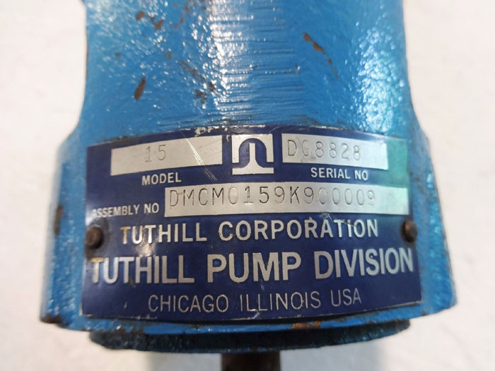 TUTHILL LOBE PUMP PART, MODEL 15, ASSEMBLY DMCM0159K900009