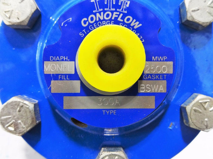 ITT CONOFLOW DIAPHRAGM SEAL TYPE 300A